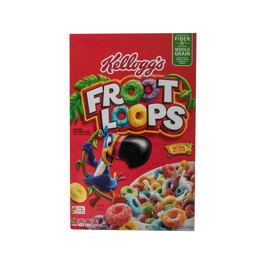 KELLOGG'S Froot Loops Sweetened Multi-Grain Cereal (US ver)  (252g)