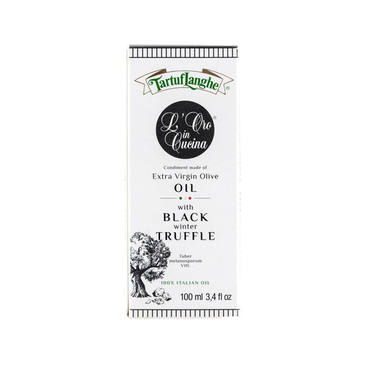 TARTUFLANGHE Extra Virgin Olive Oil Condiment with Black Truffle  (100mL) - city'super E-Shop