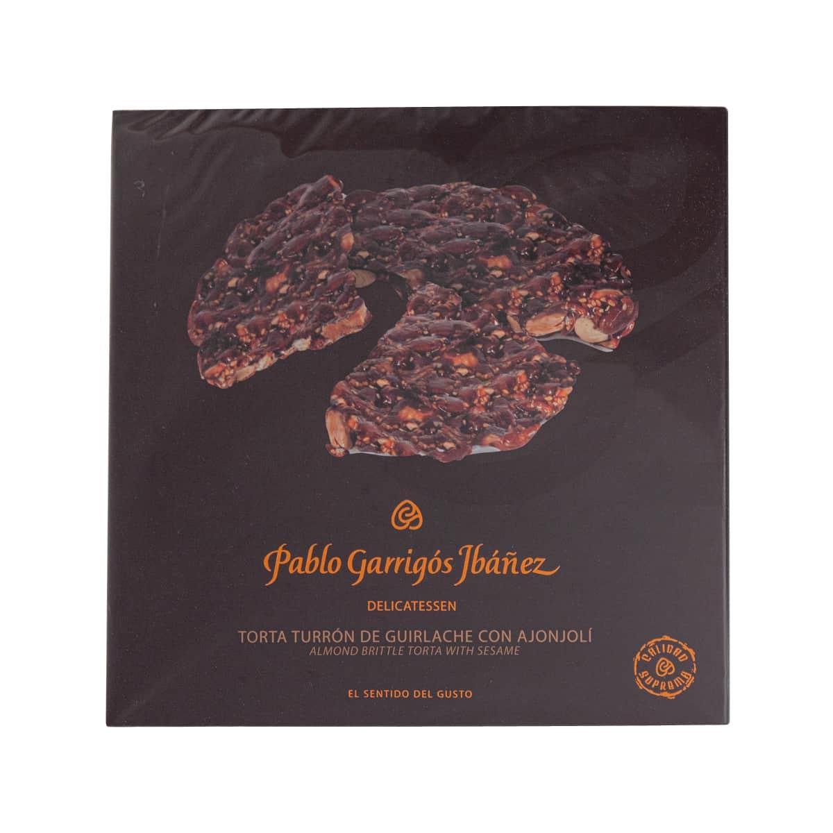 PABLO GARRIGOS IBANEZ Almond Brittle Torta Turron Nougat with Sesame  (200g)