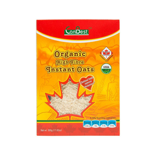 CANBEST Organic High Fibre Instant Oat  (500g)