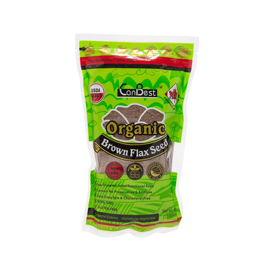 CANBEST Organic Brown Flax Seed  (500g)
