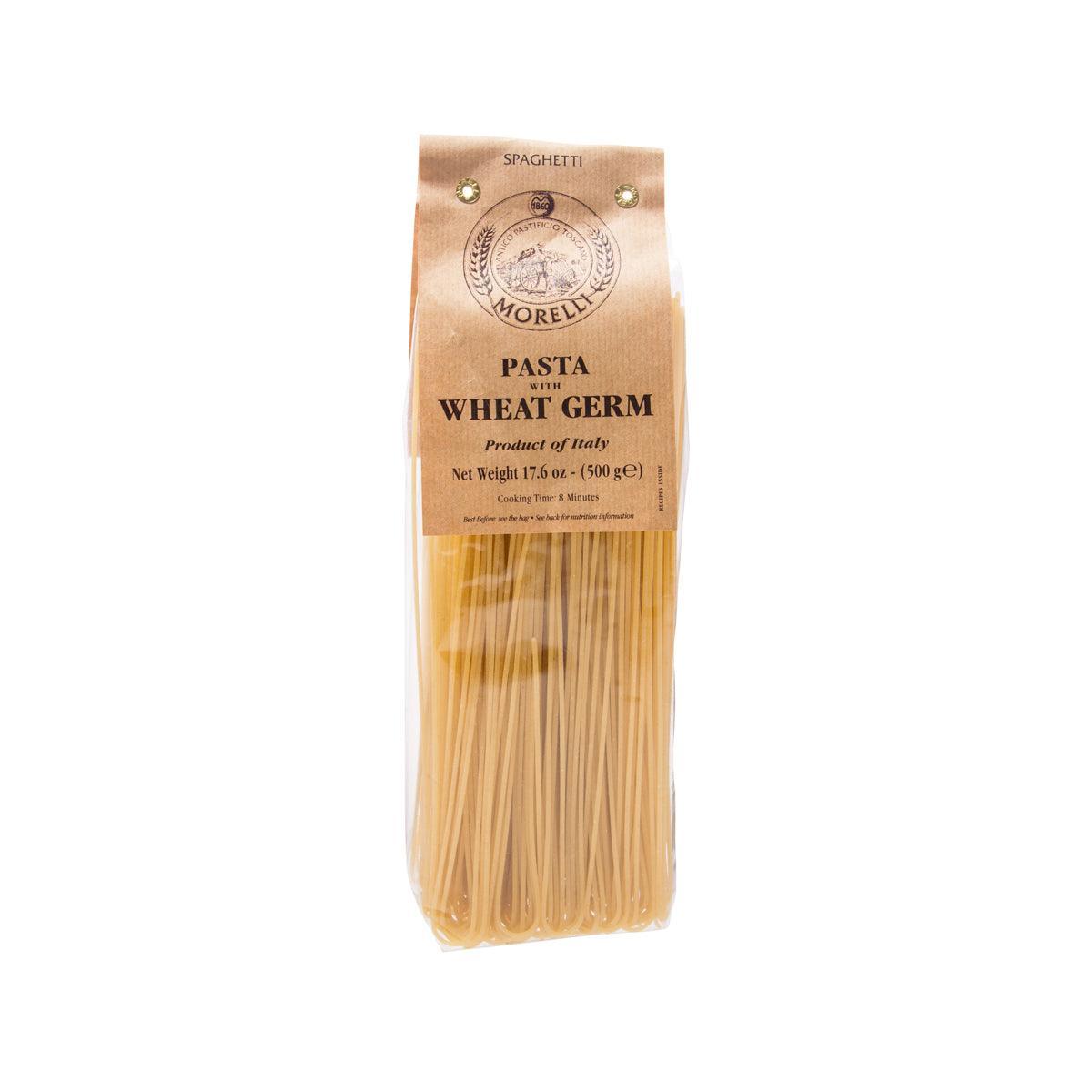 MORELLI Artisanal Spaghetti with Wheat Germ  (500g)