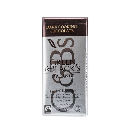 GREEN & BLACK'S Organic Dark Cooking Chocolate  (150g)