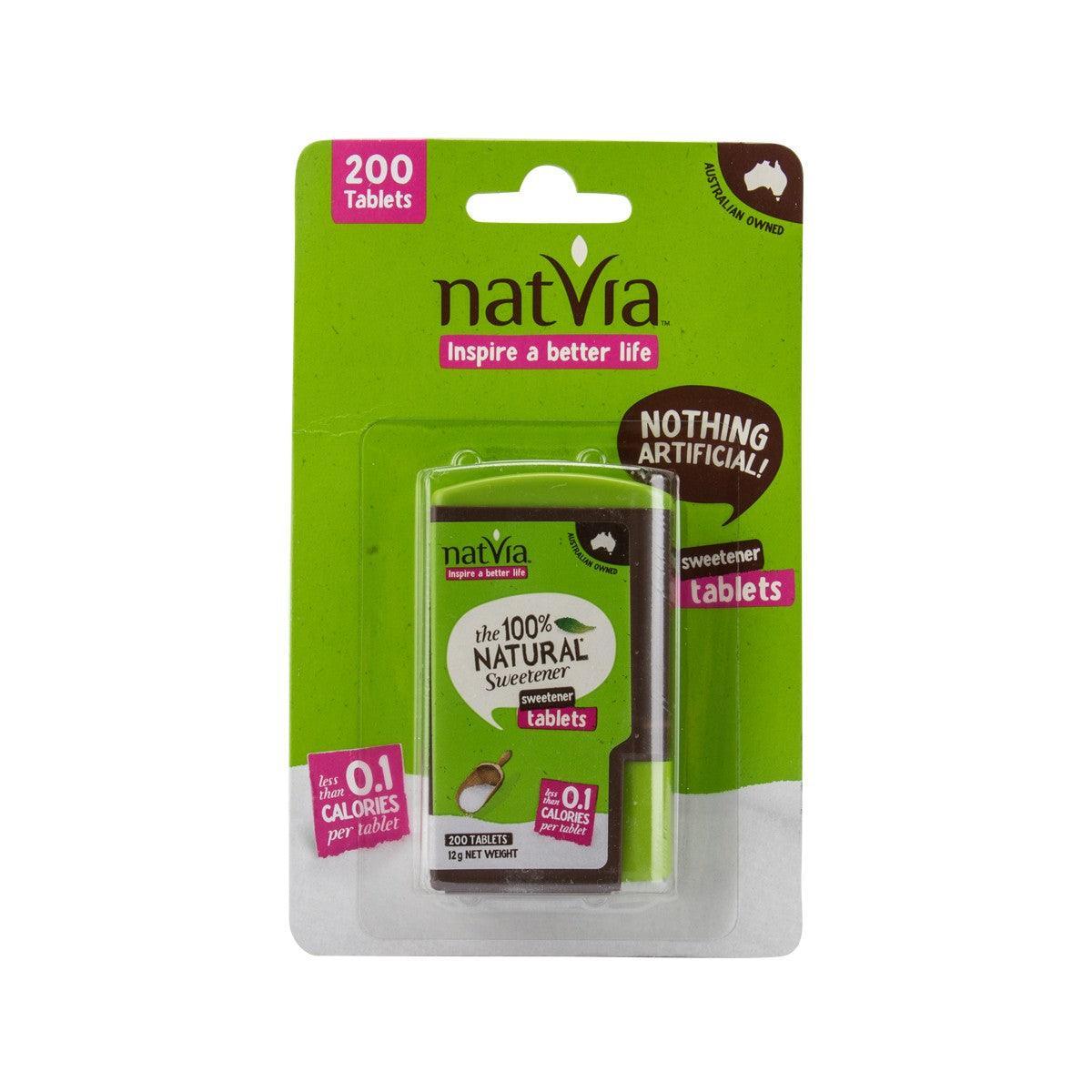 NATVIA The 100% Natural Sweetener - Organic Stevia [Tablets]  (12g)