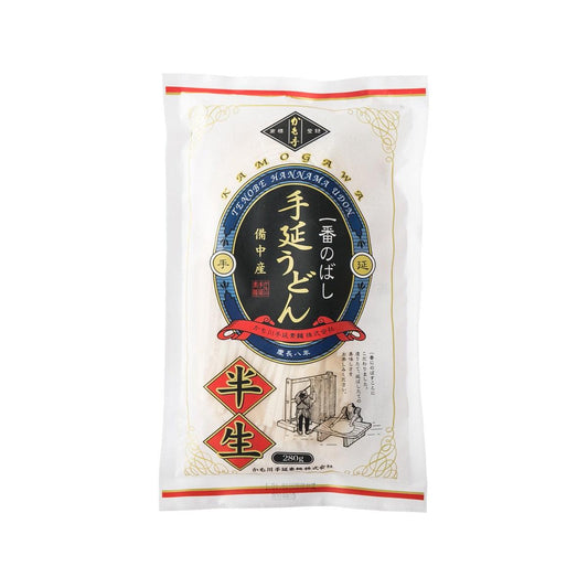 KAMOGAWA Tenobe Semi-Dried Udon  (280g)