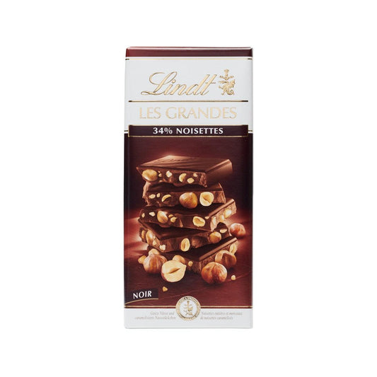 LINDT 34% Hazelnut Dark Chocolate  (150g)