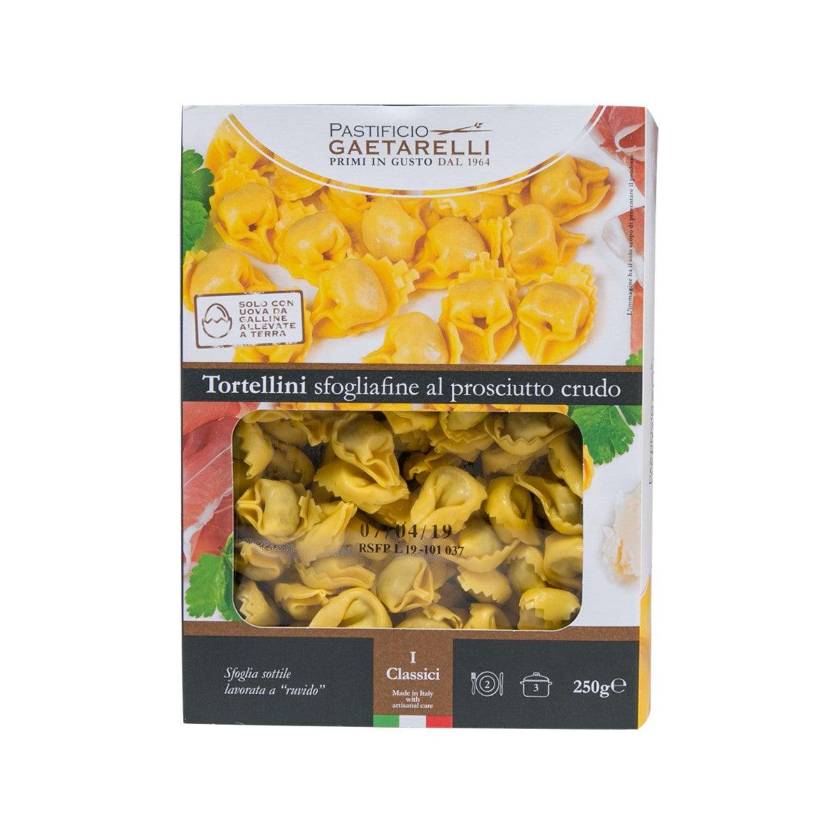 PASTIFICIO GAETARELLI Tortellini Sfogliafine with Raw Ham  (250g)