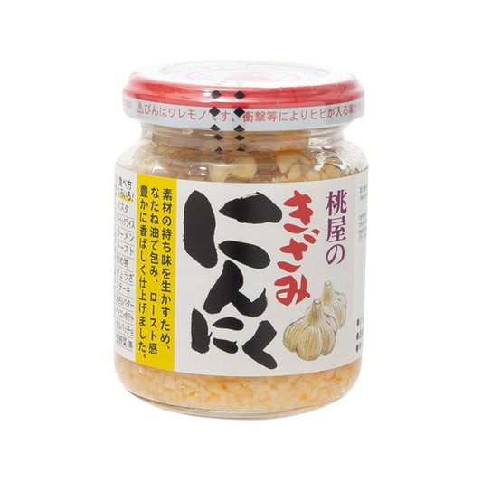MOMOYA Kizamininniku - Seasoned Minced Garlic in Oil  (125g)