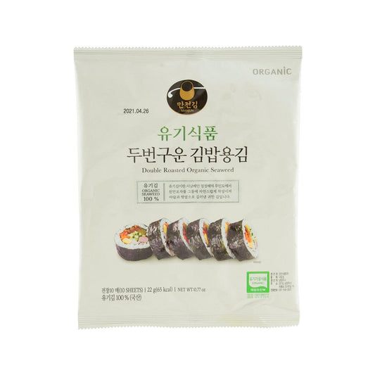 MANJUN Double Roasted Organic Seaweed  (22g)