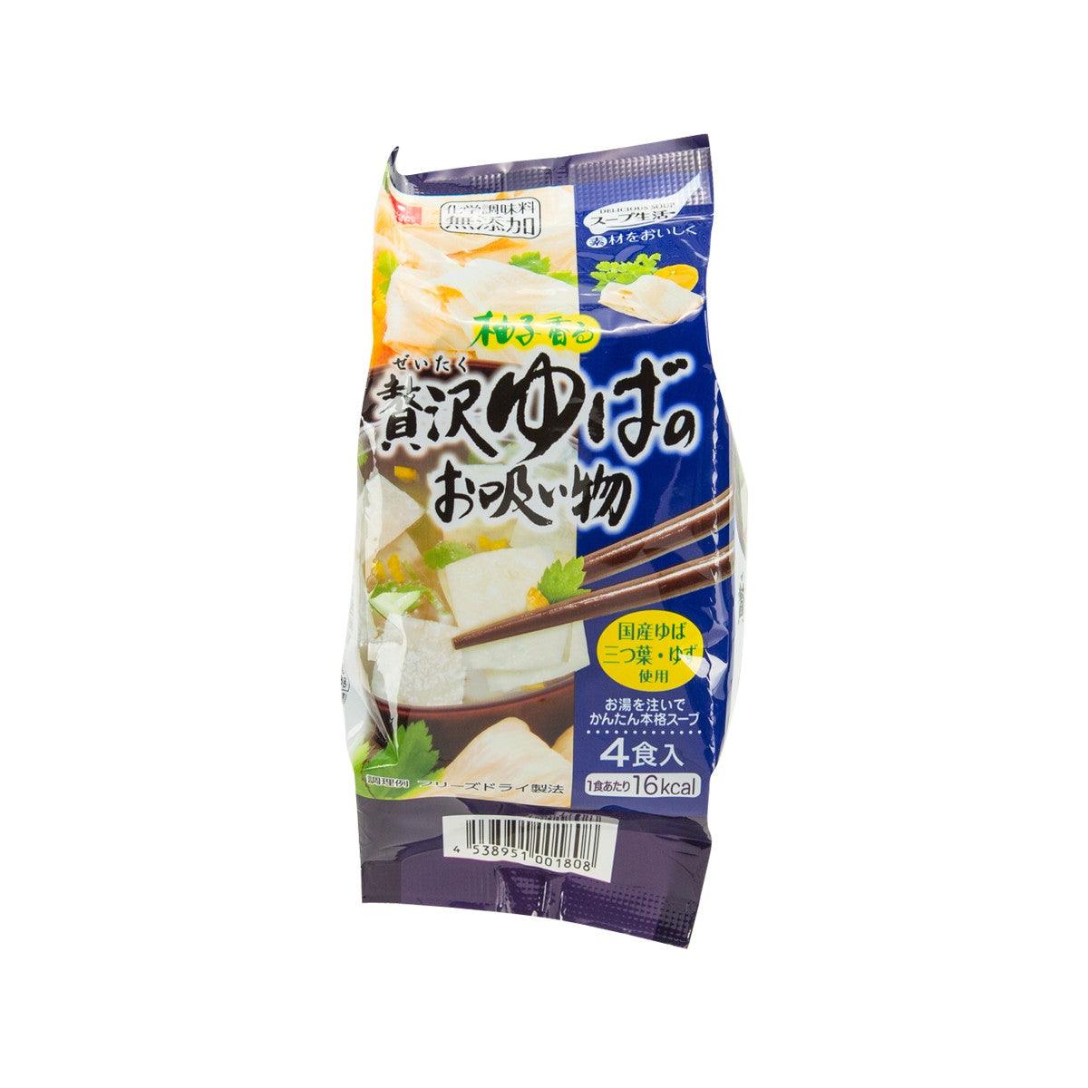 ASUZAC FOODS Instant Freeze-dried Beancurd Skin & Yuzu Citrus Soup  (21.6g)