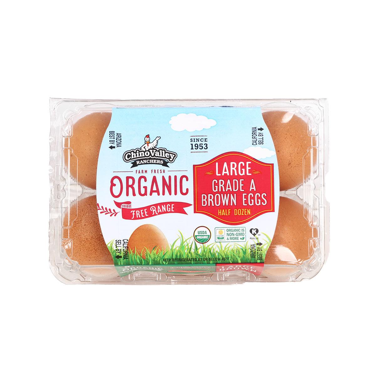 CHINO VALLEY Organic Free Range Eggs - Large  (6pcs)