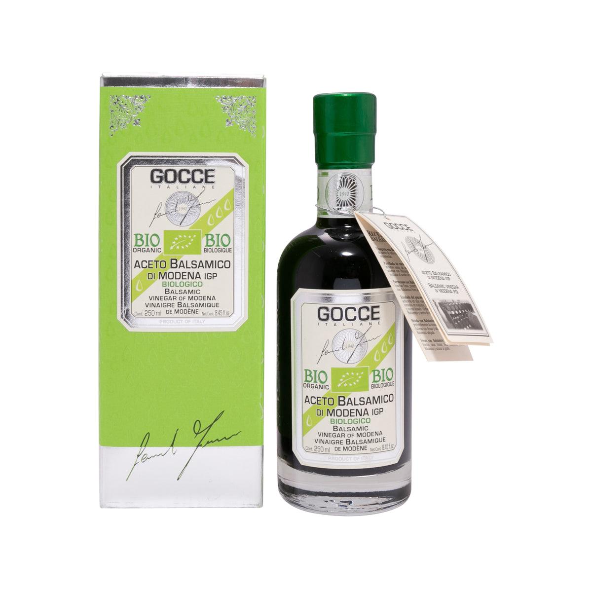 GOCCE ITALIANE Organic Balsamic Vinegar of Modena  (250mL)