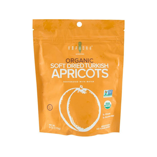 AMPHORA Organic Soft Dried Turkish Apricots  (170g)