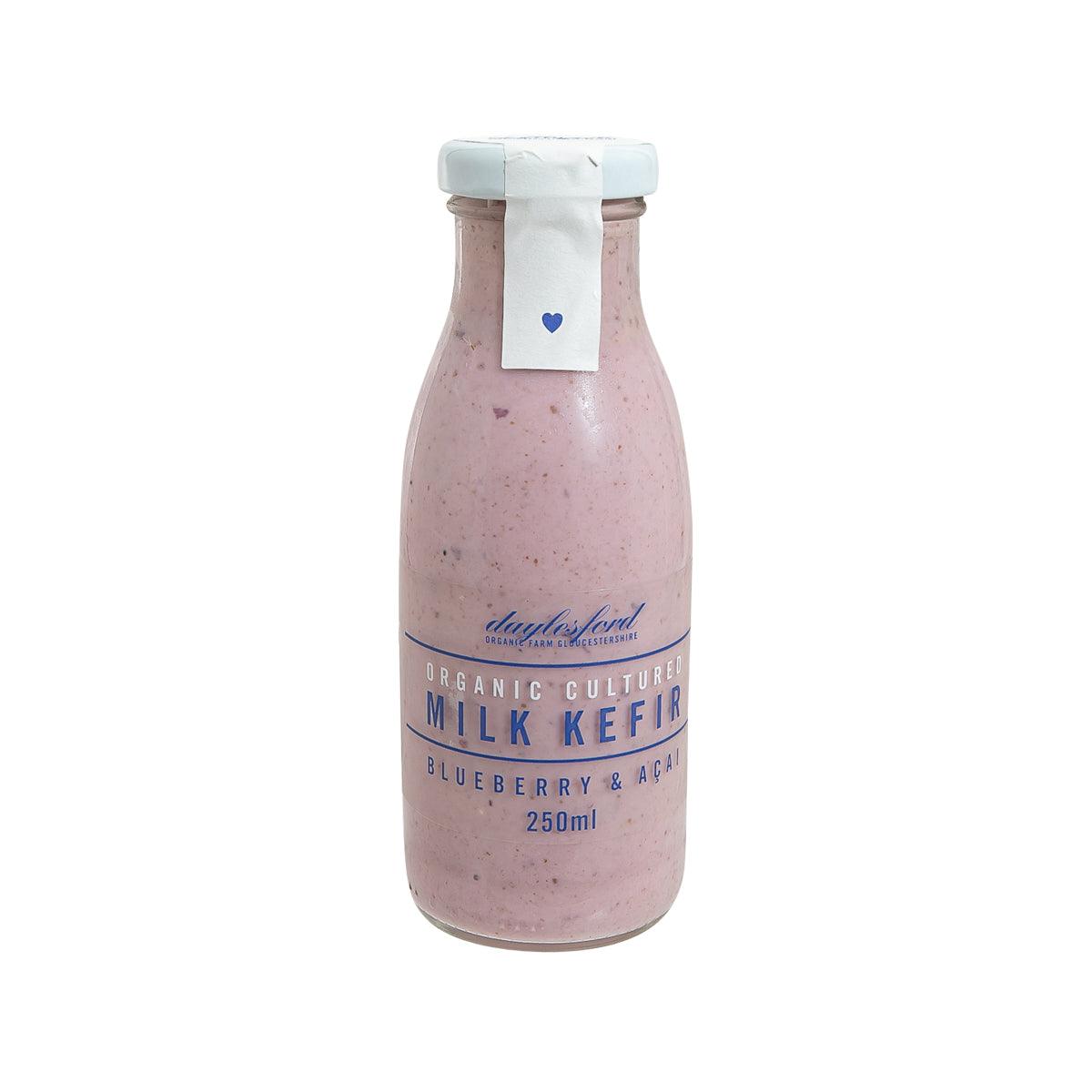 DAYLESFORD ORGANIC Organic Cultured Milk Kefir - Blueberry & Acai  (250mL)