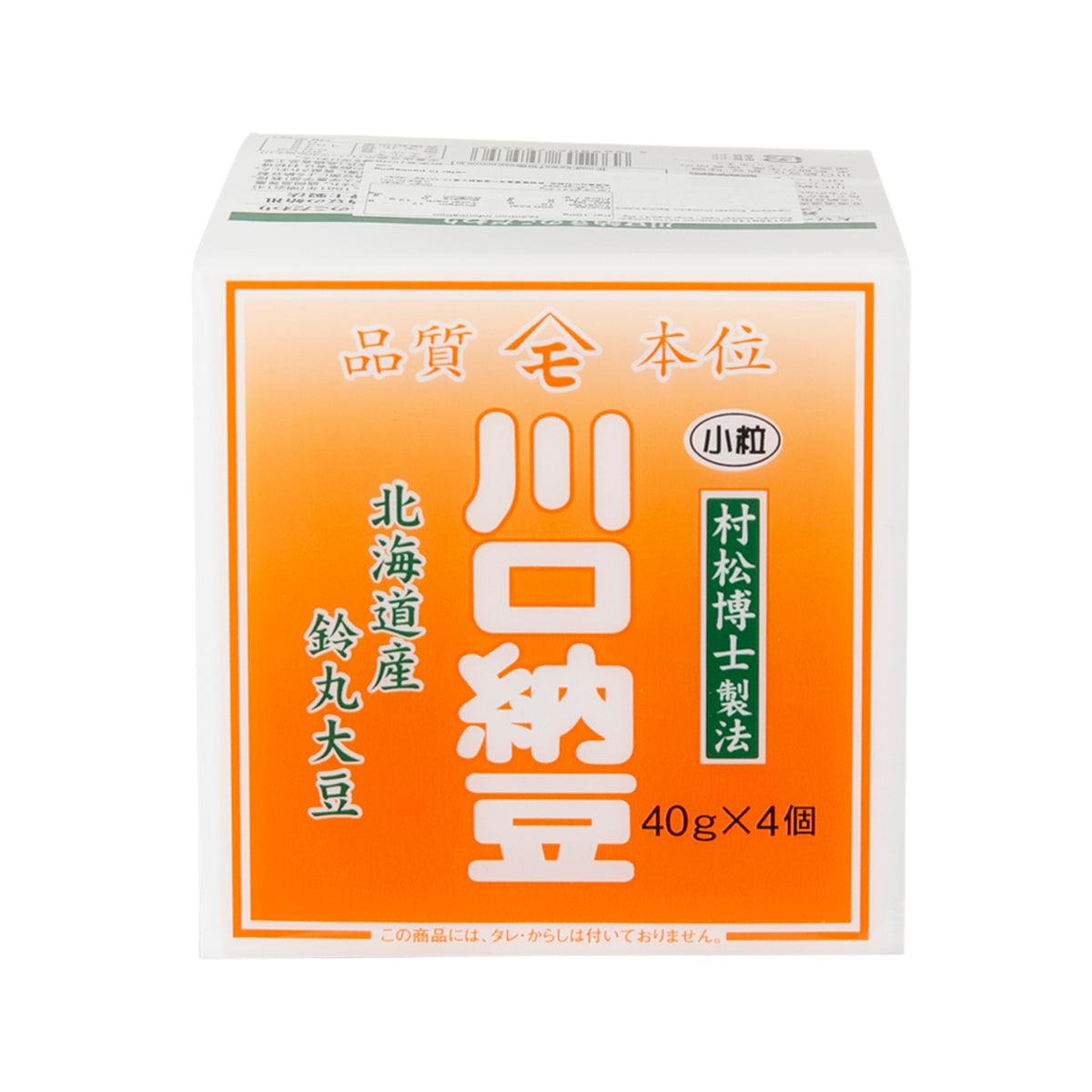 KAWAGUCHI NATTO Hokkaido Suzumaru Soybean Natto - Small Grain  (4 x 40g)