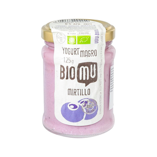 BIOMU Organic Low Fat Yoghurt - Blueberry  (125g)