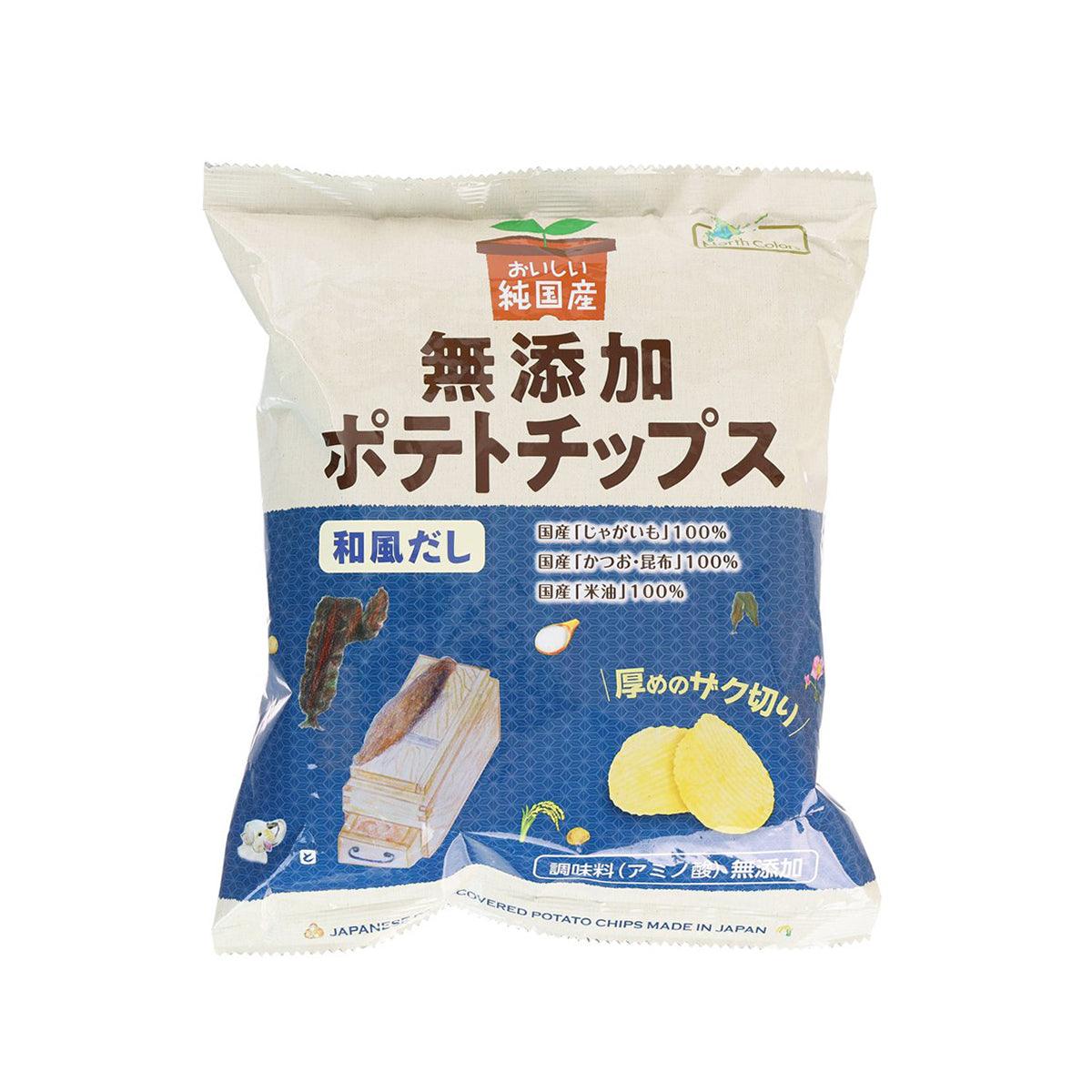 NORTHCOLORS Made in Japan Additive-Free Potato Chips - Japanese Dashi  (53g)
