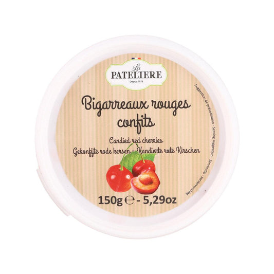 LA PATELIERE Candied Red Cherries, 150g – Gourmet Treat