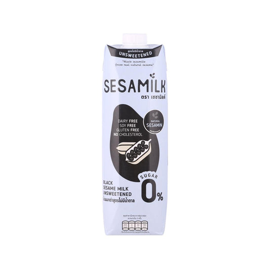 SESAMILK Unsweetened Black Sesame Milk  (1L)