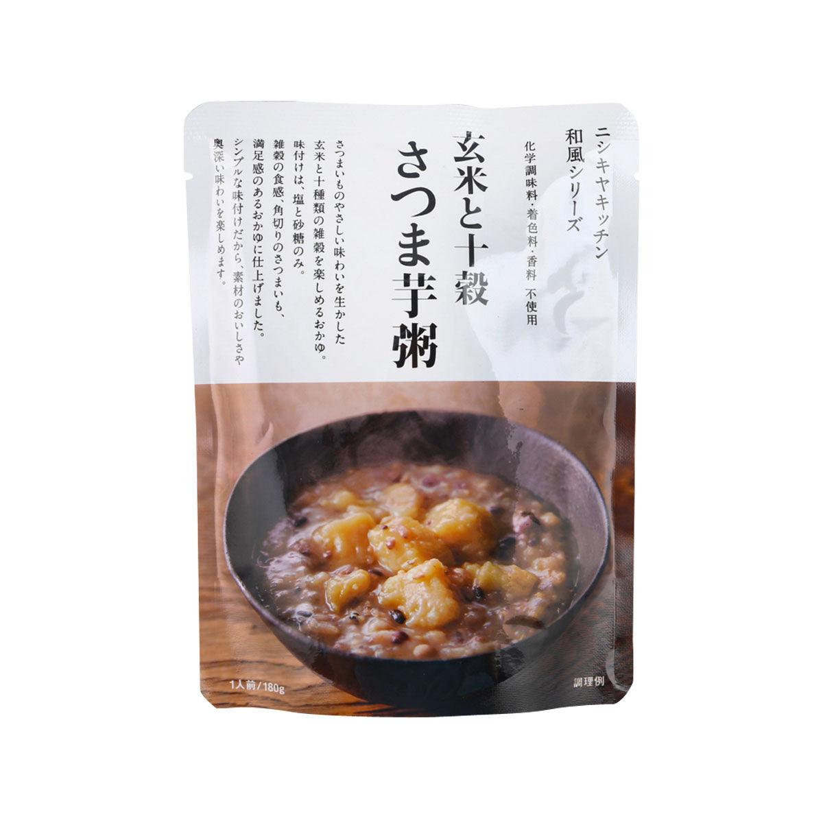 NISHIKI SHOKUHIN Brown Rice, Mixed Grains and Sweet Potato Congee  (180g)