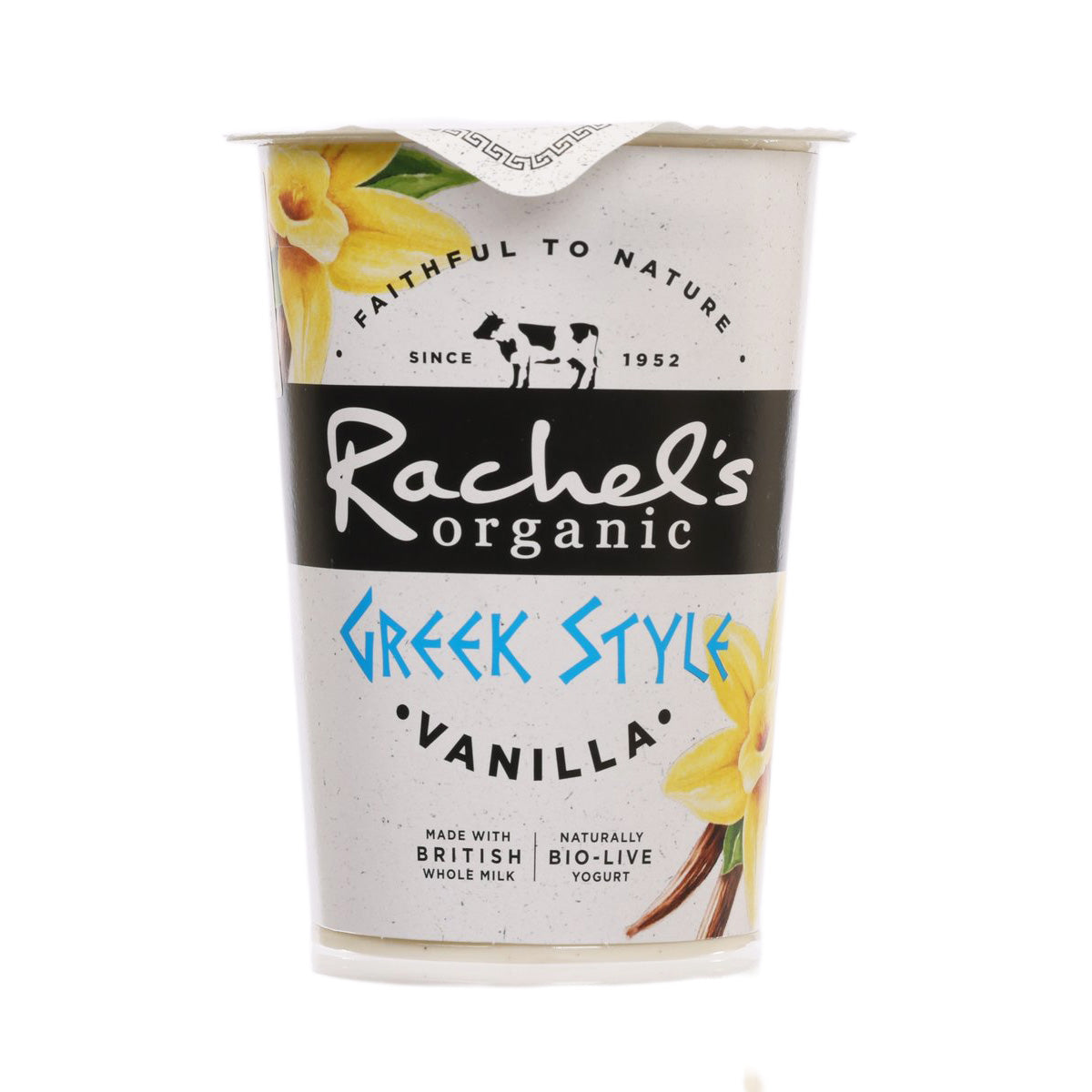 RACHEL'S Organic Greek Style Yogurt - Vanilla  (450g)