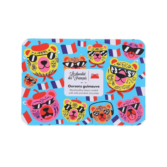 LE CHOCOLAT DES FRANCAIS Marshmallow Bears Coated with Milk Chocolate  (138g)