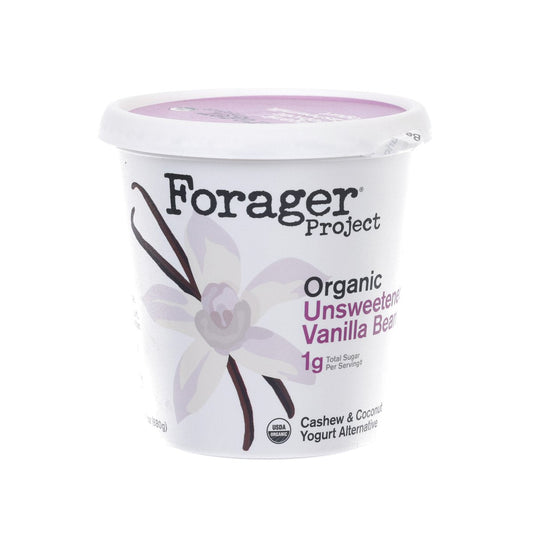FORAGER PROJECT Organic Unsweetened Cashew & Coconut Yogurt - Vanilla Bean  (680g)