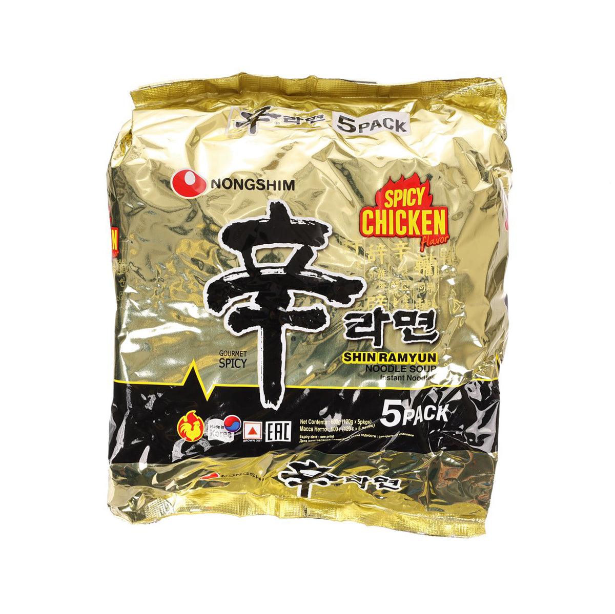NONG SHIM Shin Spicy Chicken Flavor Noodle  (480g)