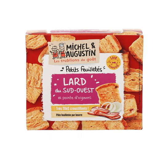 MICHEL & AUGUSTIN Savoury Puff Pastries with French Bacon  (80g)