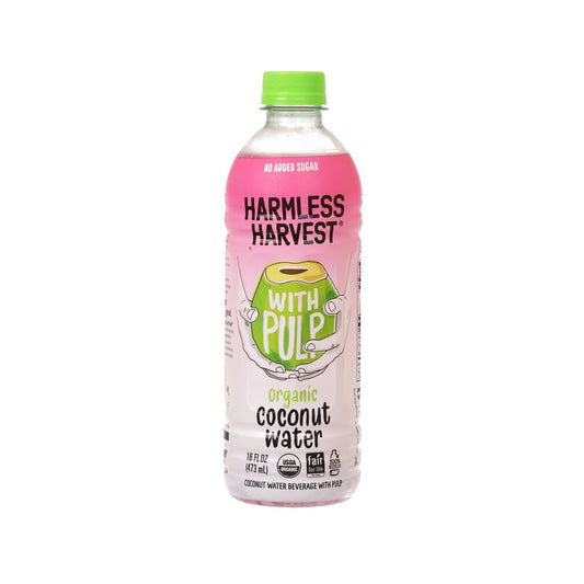 HARMLESS HARVEST Organic Coconut Water with Pulp  (473mL)