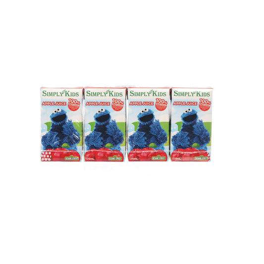 SIMPLY KIDS 100% Apple Juice  (4 x 125mL)