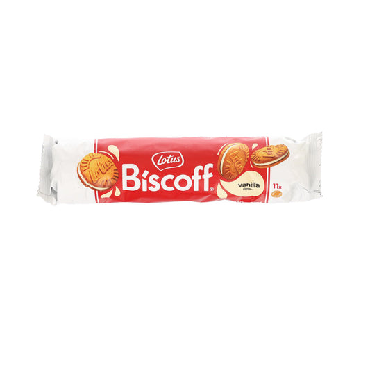 LOTUS Biscoff Vanilla Flavour Sandwich Biscuit  (110g)