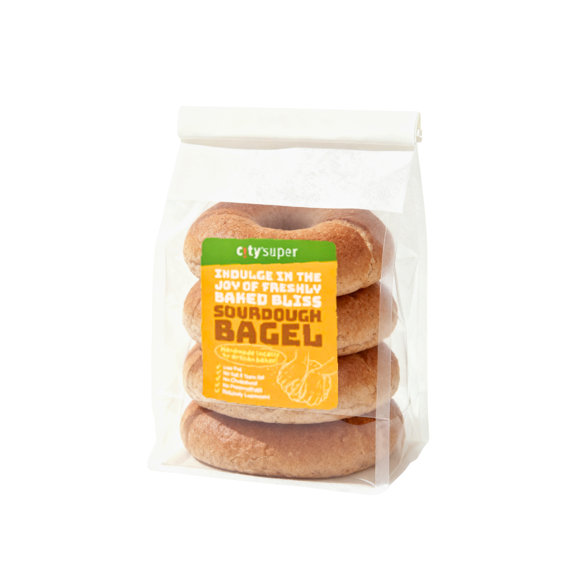 CITYSUPER 原味酸種比高烘包  (4pcs)