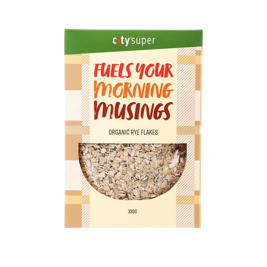 CITYSUPER Organic Rye Flakes  (330g)