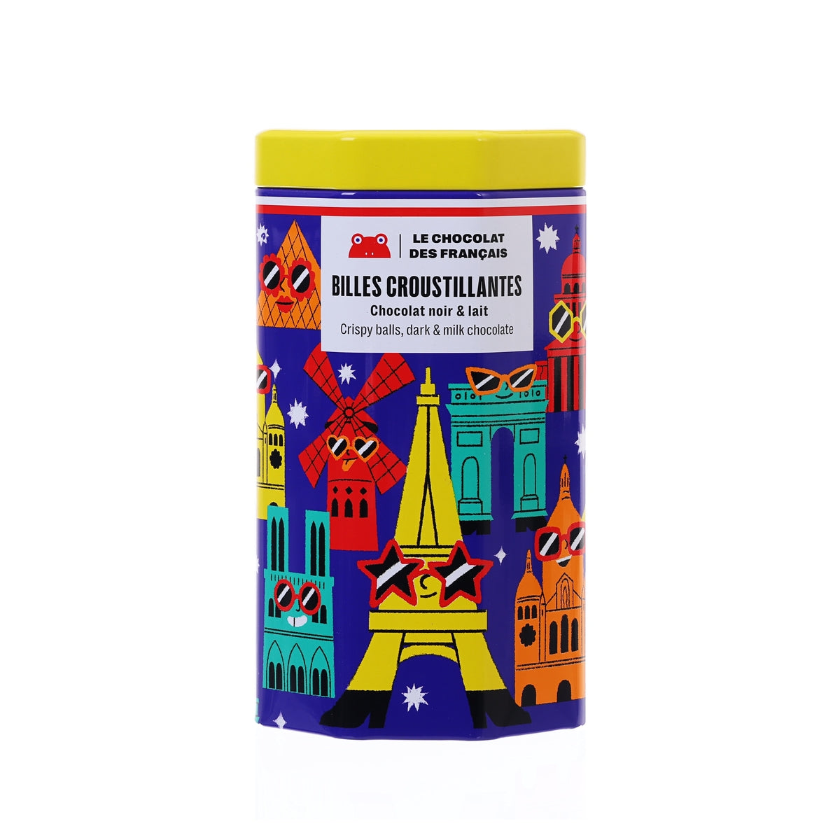 LE CHOCOLAT DES FRANCAIS 牛奶 & 黑朱古力脆脆球  (120g)