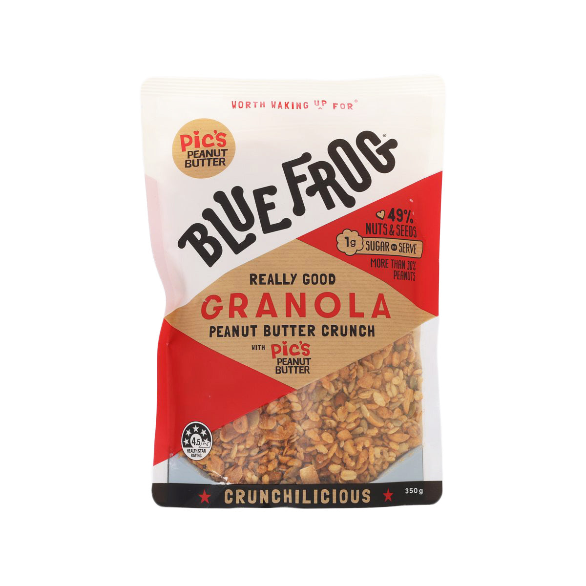 BLUEFROG Pic's Peanut Butter Crunch Granola  (350g)