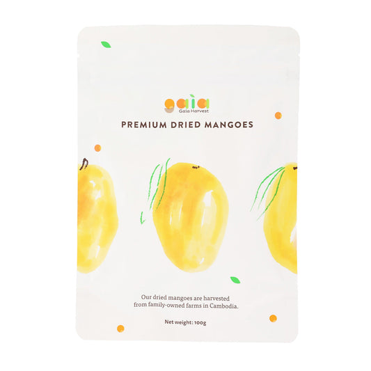 GAIA HARVEST Premium Dried Mangoes  (100g)