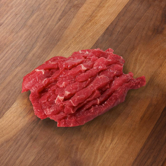 AUS ORGANIC BEEF Australian Chilled 100% Grass Fed Organic Beef for Stir Frying  (140g)