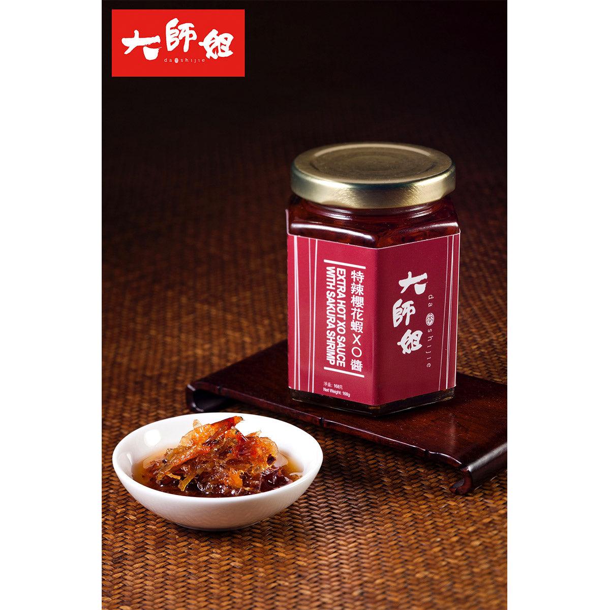 DASHIJIE Extra Hot XO Sauce with Sakura Shrimp  (168g)