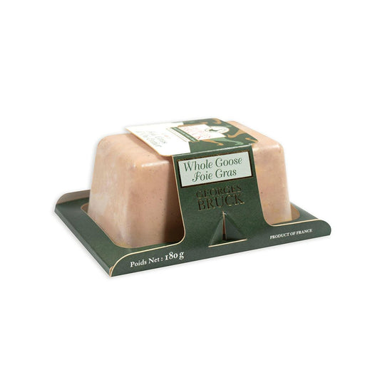 GEORGES BRUCK Whole Goose Foie Gras [Le Gourmet]  (180g)